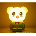 Battery Charging  Night Lights Room Decor Animal Night Lights Silicone Bear Lamp Manufactory